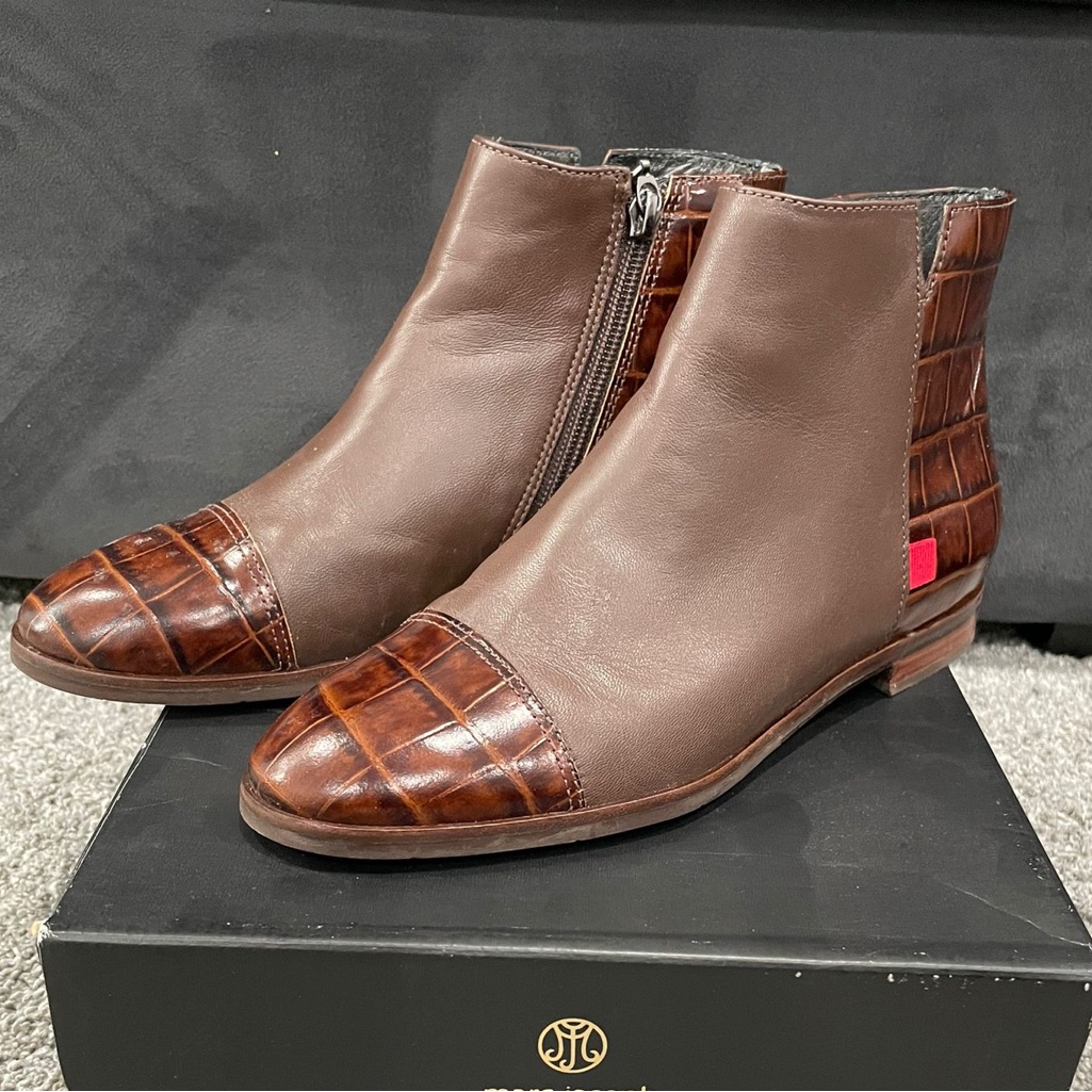 Brand New Marc Joseph Brown Leather Ankle Boots Brand New Marc Joseph Brown Leather Ankle Boots